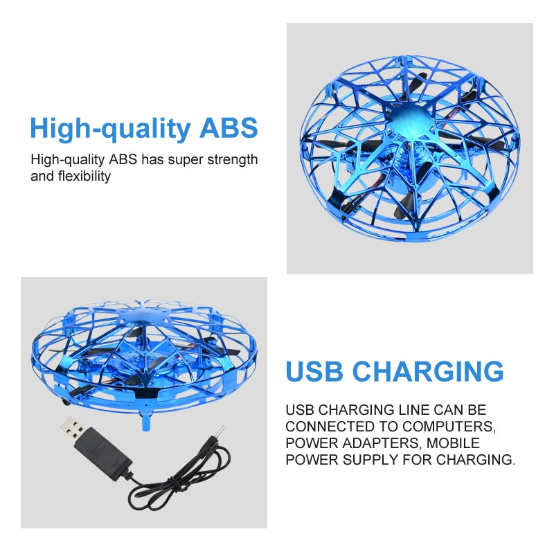 Mini Helicopter RC UFO Drone Aircraft Hand Mini Helicopter RC UFO Drone Aircraft Hand